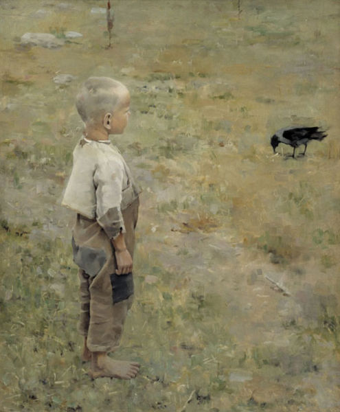 Boy with a Crow